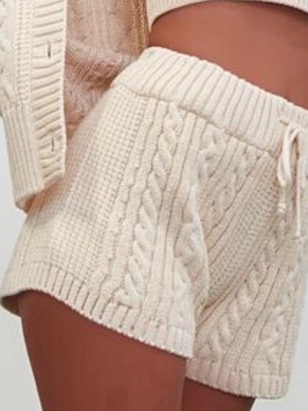 Forever 21 - Cable Knit Shorts